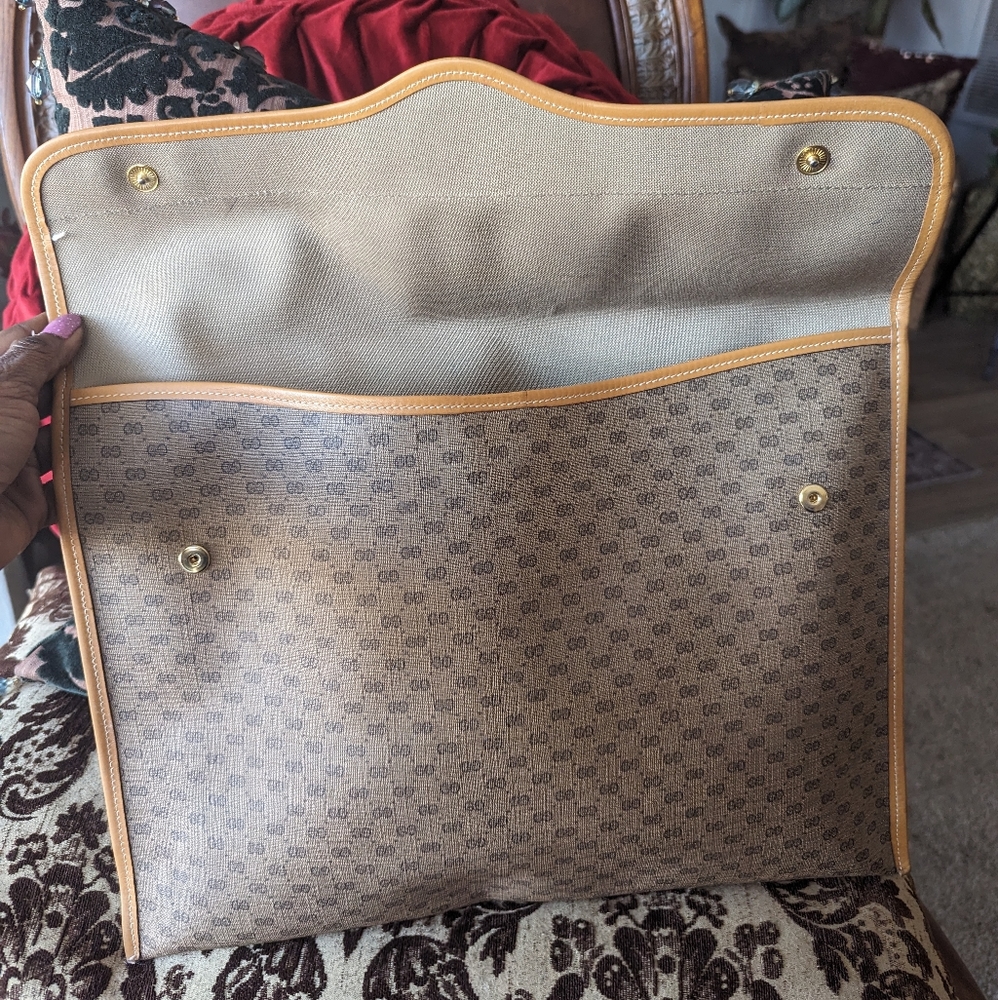 ✅GUC💯GUCCI MICRO GG VINTAGE DOCUMENT HOLDER - Picture 6 of 12